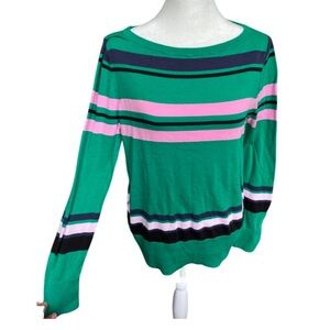 Halogen striped cardigan sweater size 1